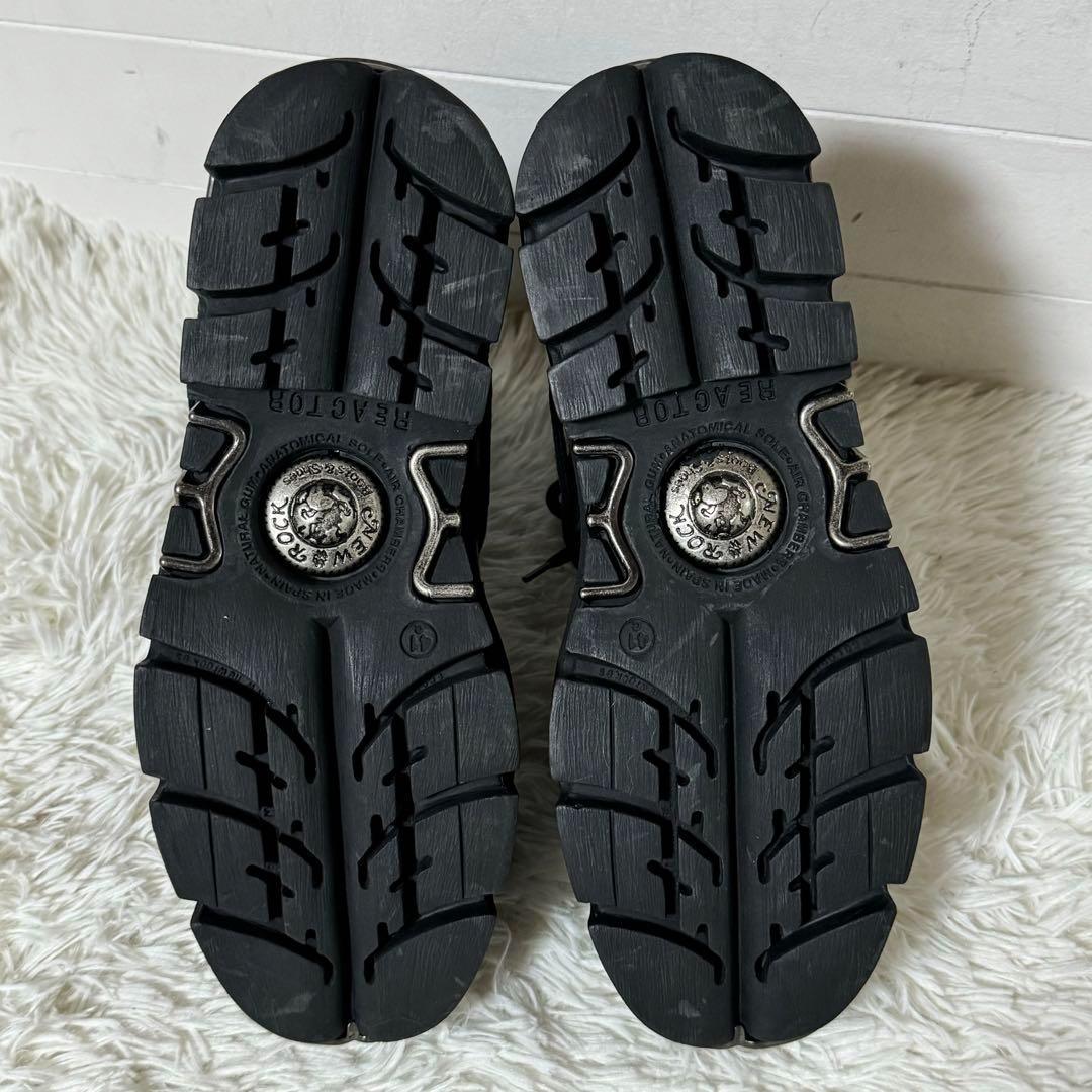 未使用品✨NEW ROCK ニューロック ファイアーパターン　エンジニアブーツ