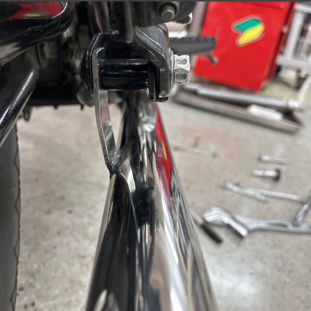 M*A様 ワンオフ　SR400 ショート菅　ドラッグパイプスラッシュカ