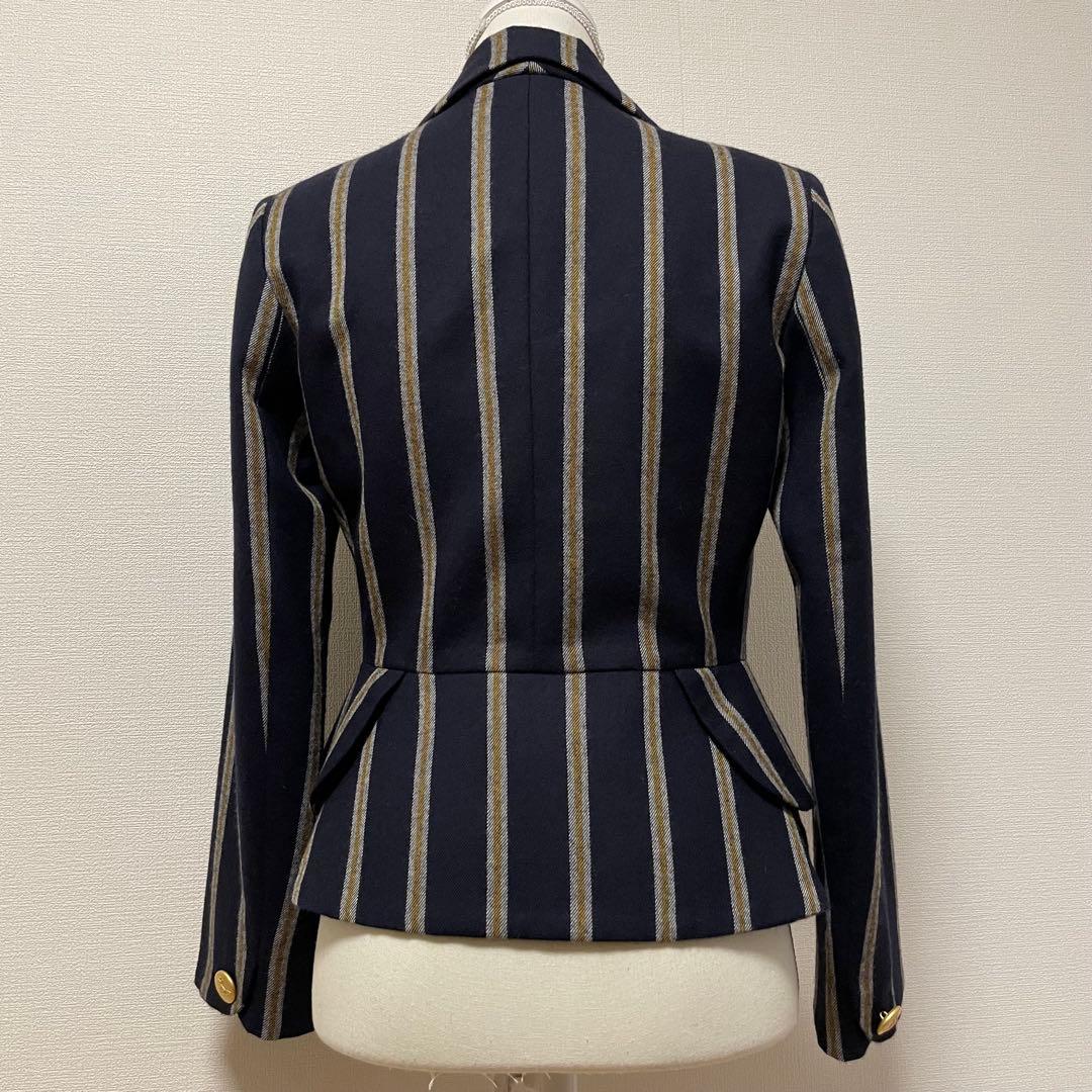 ヴィヴィアンウエストウッド　ラブジャケット　ストライプ　オーブ　金ボタン　日本製