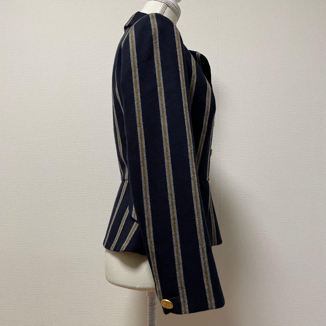 ヴィヴィアンウエストウッド　ラブジャケット　ストライプ　オーブ　金ボタン　日本製