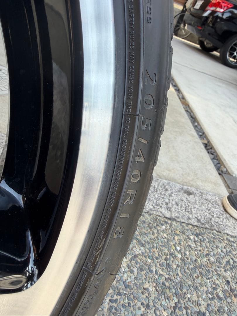 18インチ 205/40R18 ミニJCW純正タイヤホイールセット