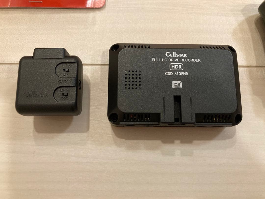 極上品 CELLSTAR セルスター CSD-610FHR ドラレコ 前後
