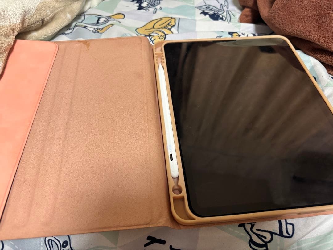 iPad AIR 第五世代256GB ピンクカバー付+ タッチペン