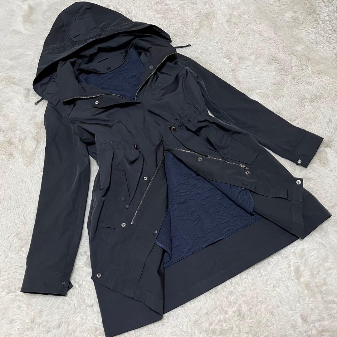 美品　アナイ　コート　ブライトツイル　モッズコート　ブルゾン　ライナー　黒　M