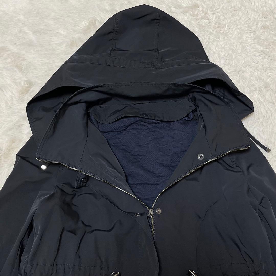 美品　アナイ　コート　ブライトツイル　モッズコート　ブルゾン　ライナー　黒　M