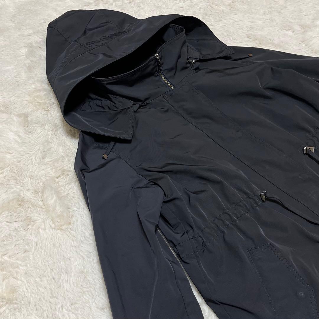 美品　アナイ　コート　ブライトツイル　モッズコート　ブルゾン　ライナー　黒　M