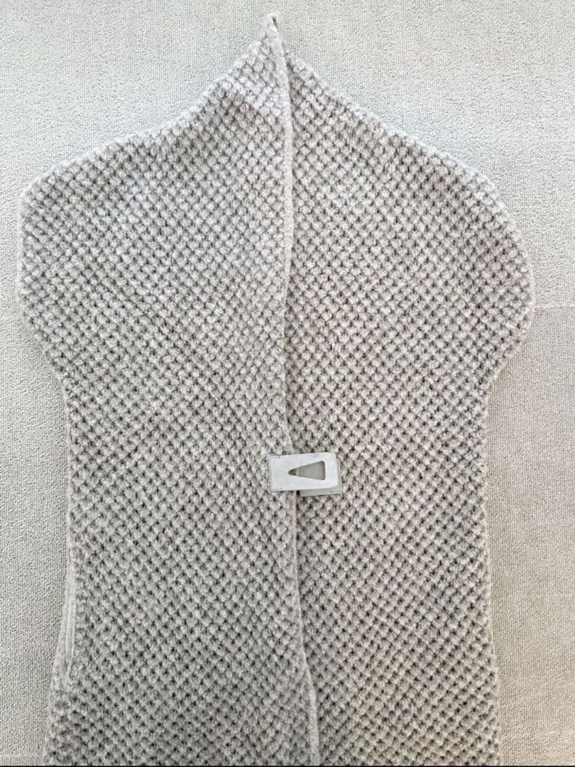 未使用　ファビアナフィリッピ　アルパカ軽くて暖かいニットジレ　グレージュ