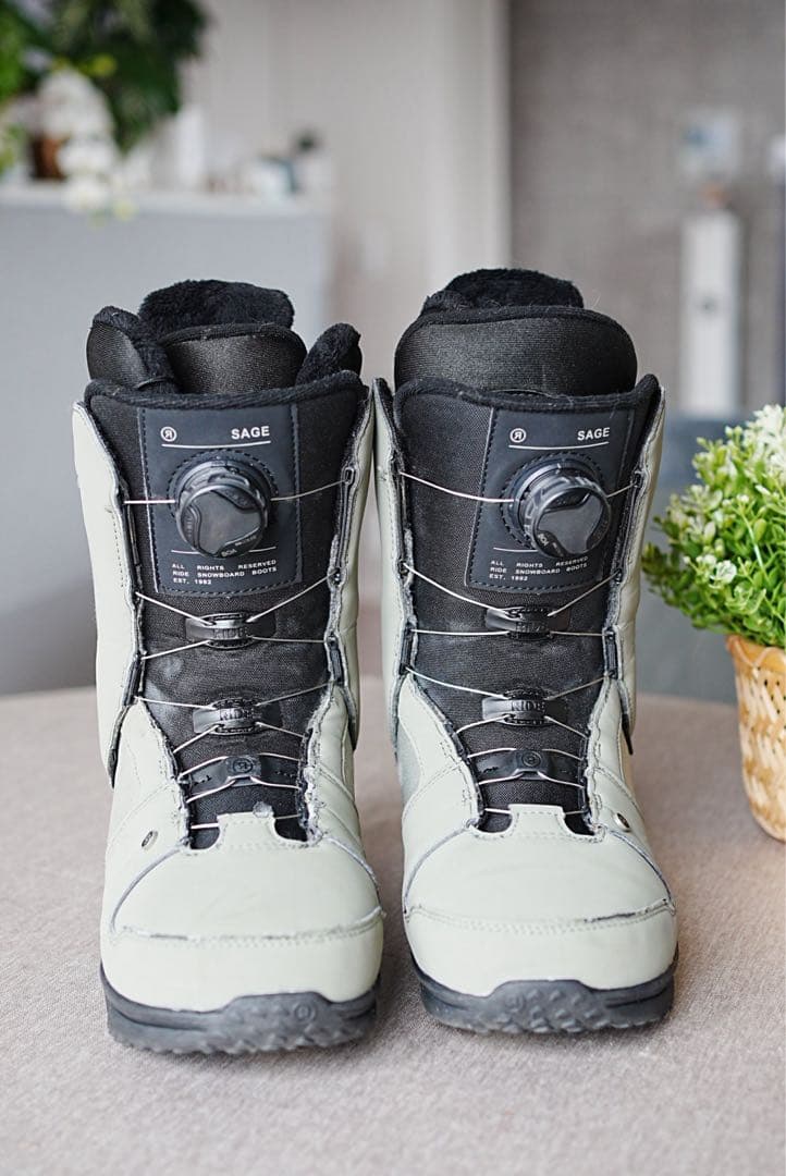 RIDE SAGE スノーボードブーツ 女性用ライトグリーン