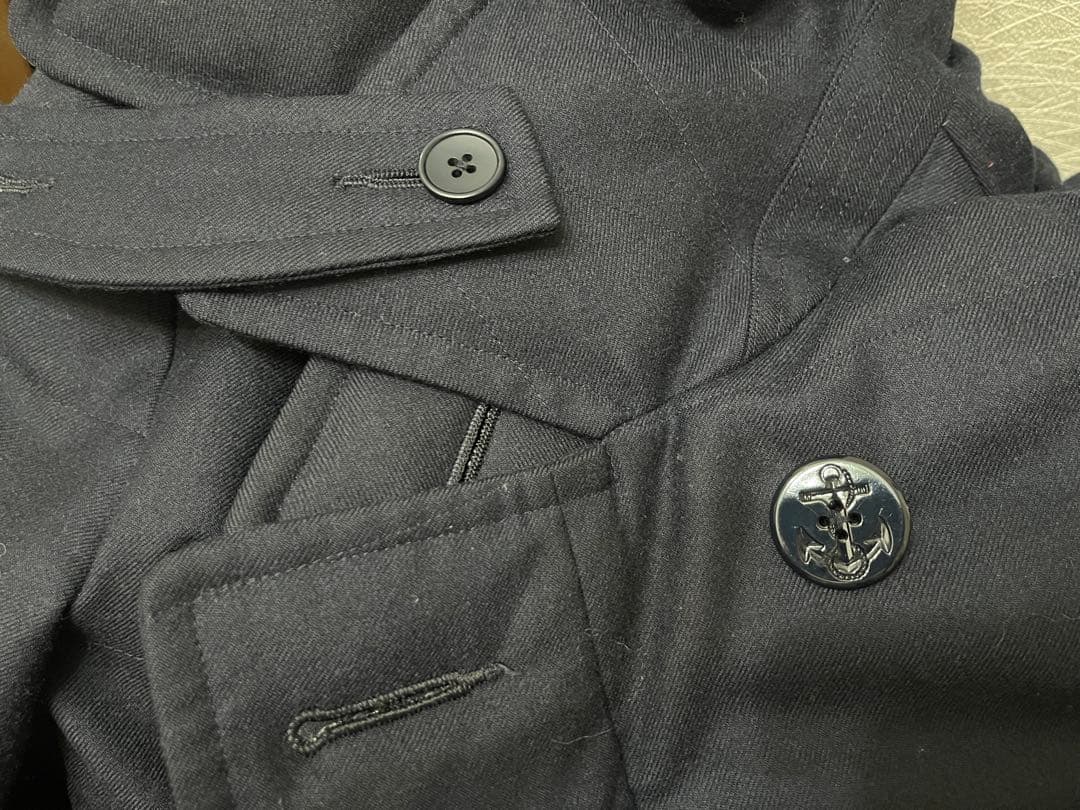 美品　j.press ジェイプレスPコート　ピーコート　ダウン　M ネイビー　紺