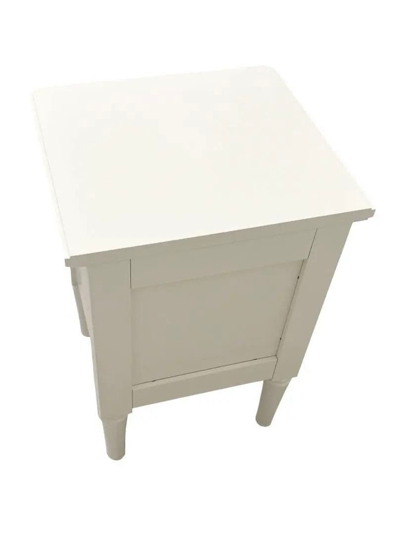 本日中値下げ　フランフラン　ミーオ　ナイトテーブル　ホワイト