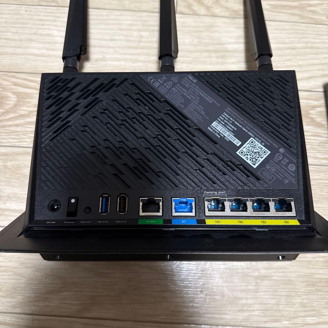 【超低遅延】ASUS RT-AX86U Proゲーミングルータ