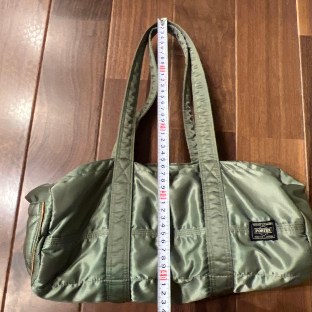 PORTER オリーブグリーン ミニドラムバッグ