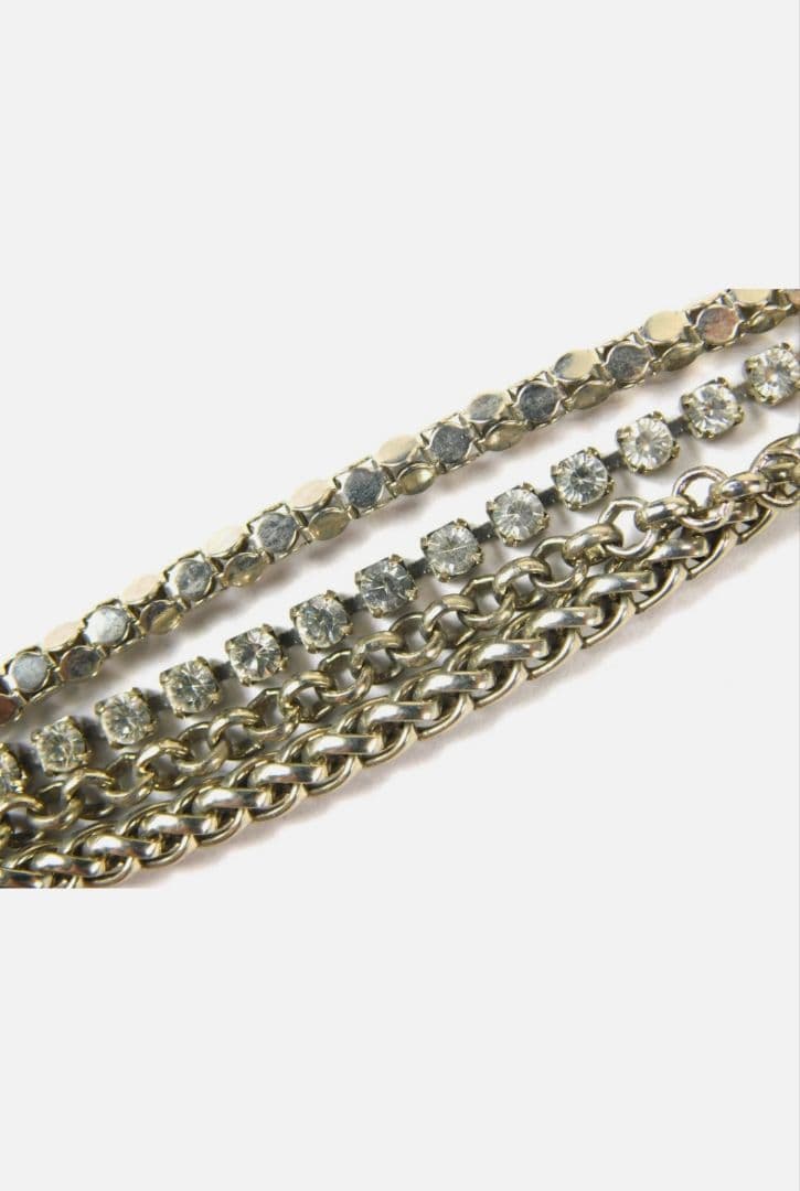 VERSACE メデューサ ラインストーン マルチストランドチェーンベルト