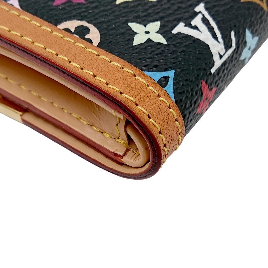 【美品】ルイヴィトン モノグラム・マルチカラー ポルトモネ プラ ケース