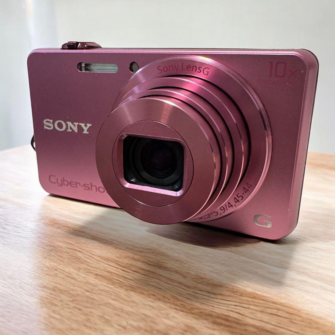 美品☆SONY Cyber-shot WX220 コンパクトデジカメ ピンク