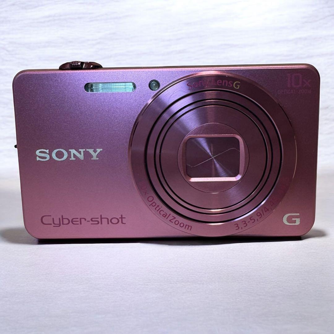 美品☆SONY Cyber-shot WX220 コンパクトデジカメ ピンク