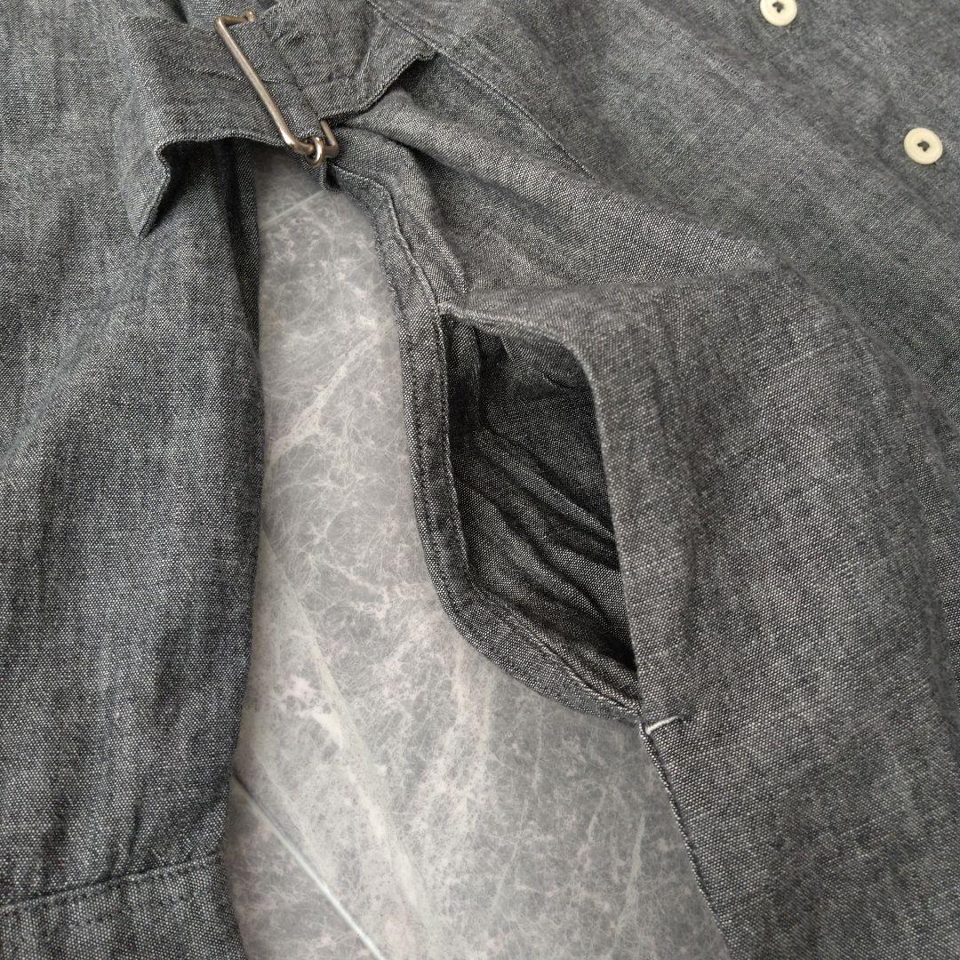 591 hina様 MHL. シャンブレー シャツ ワンピース グレー