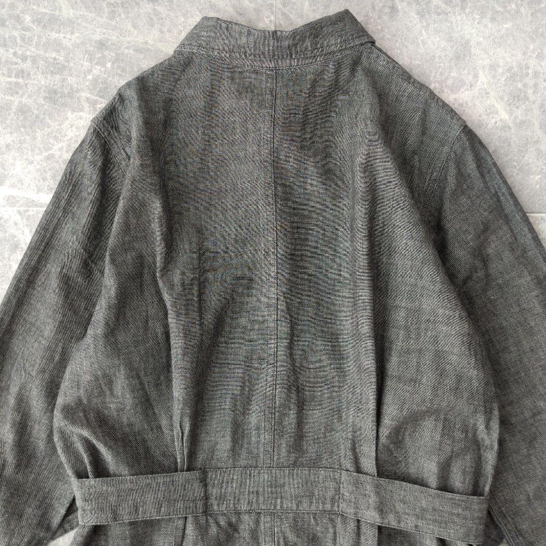 591 hina様 MHL. シャンブレー シャツ ワンピース グレー