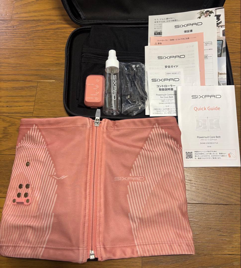 シックスパッド　コアベルト　SIXPAD パワースーツコアベルト　Ｌ　ピンク