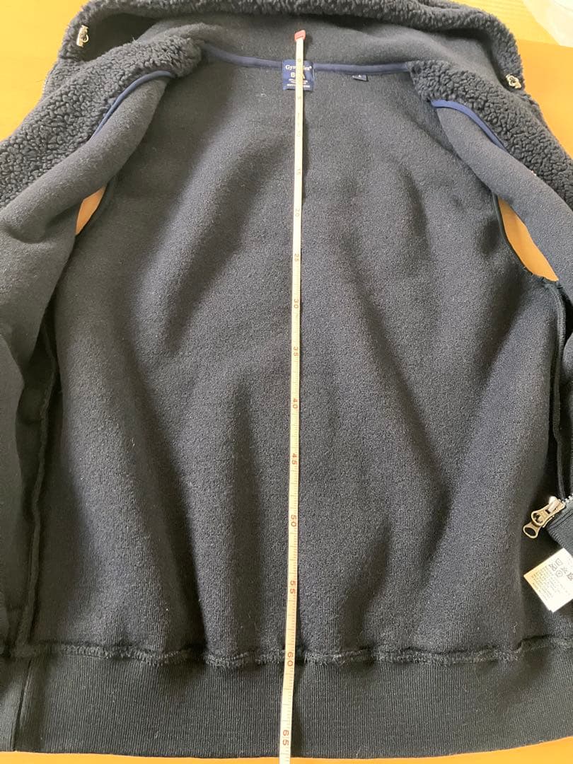 Gymphlex BOA フード付きベスト Lサイズ ネイビー　ジップ