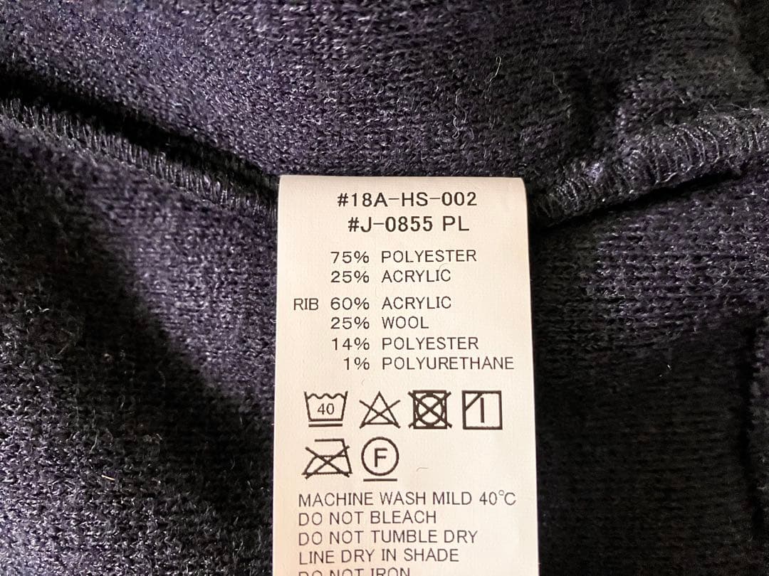 Gymphlex BOA フード付きベスト Lサイズ ネイビー　ジップ