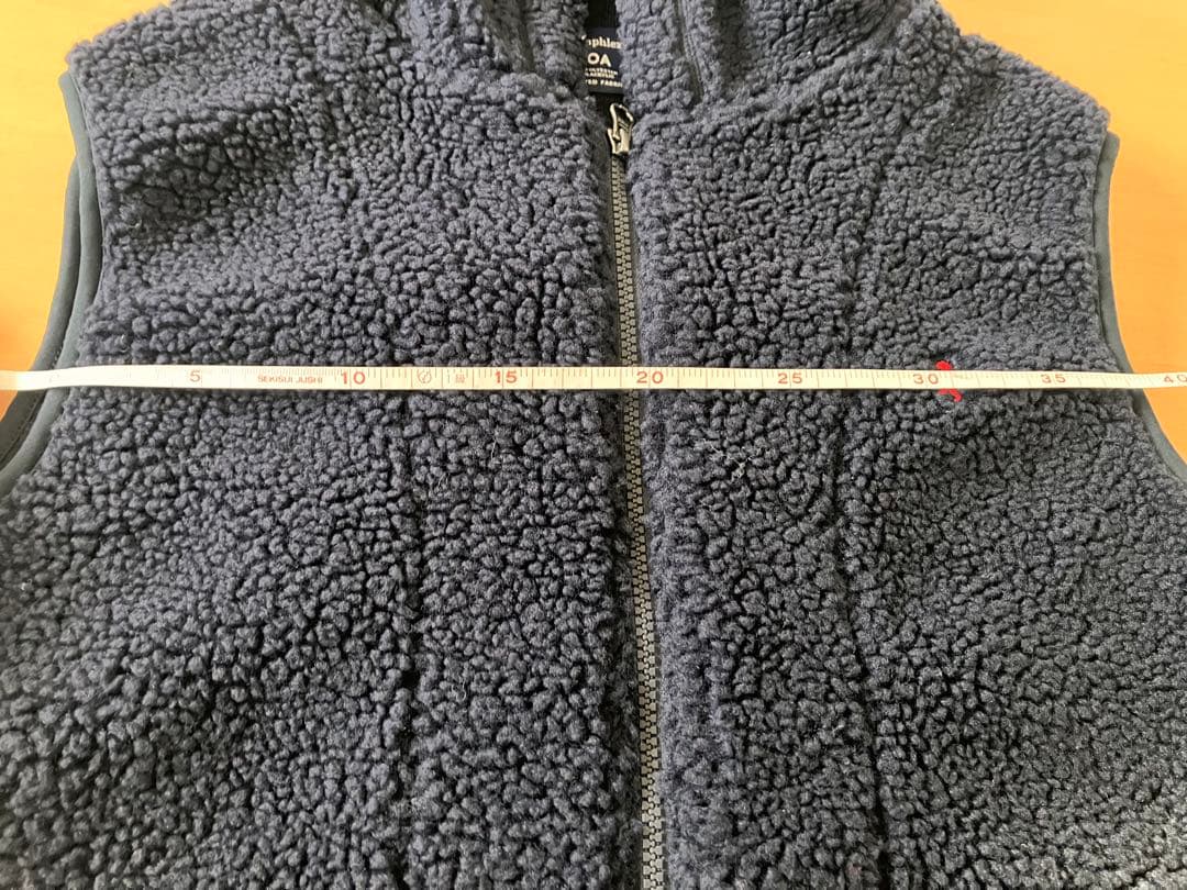 Gymphlex BOA フード付きベスト Lサイズ ネイビー　ジップ