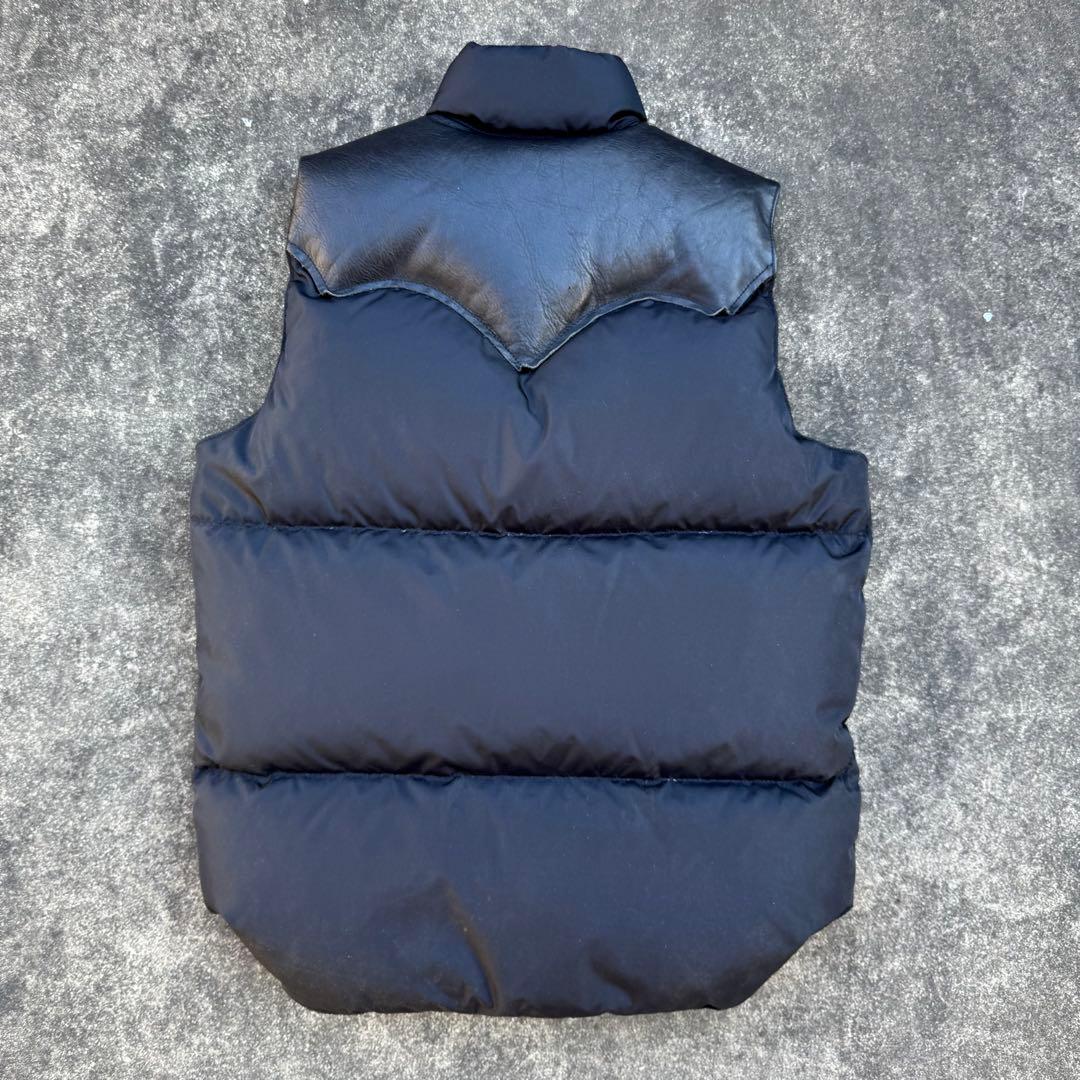 たろう　Rocky Mountain ブラック ダウンベスト 38