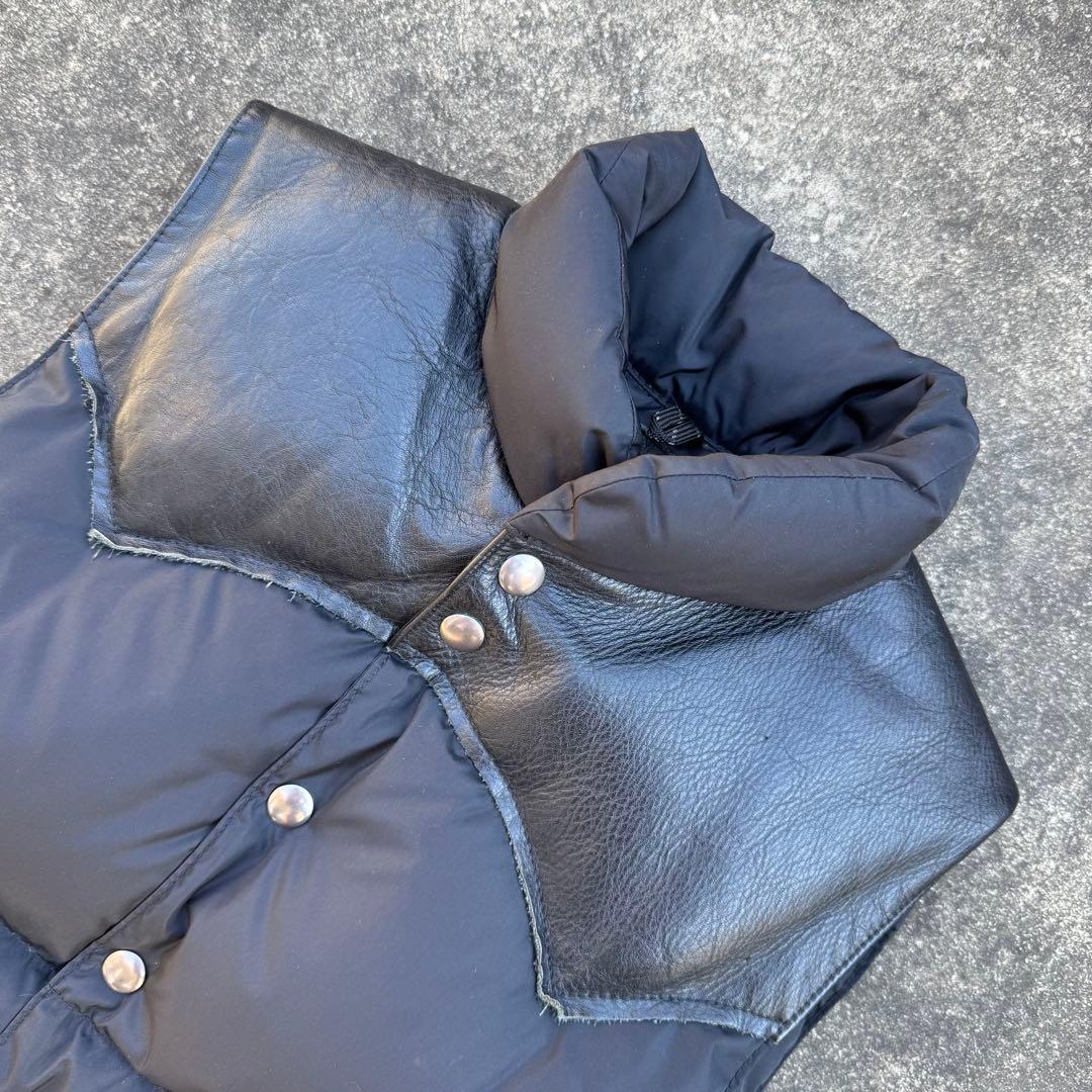 たろう　Rocky Mountain ブラック ダウンベスト 38