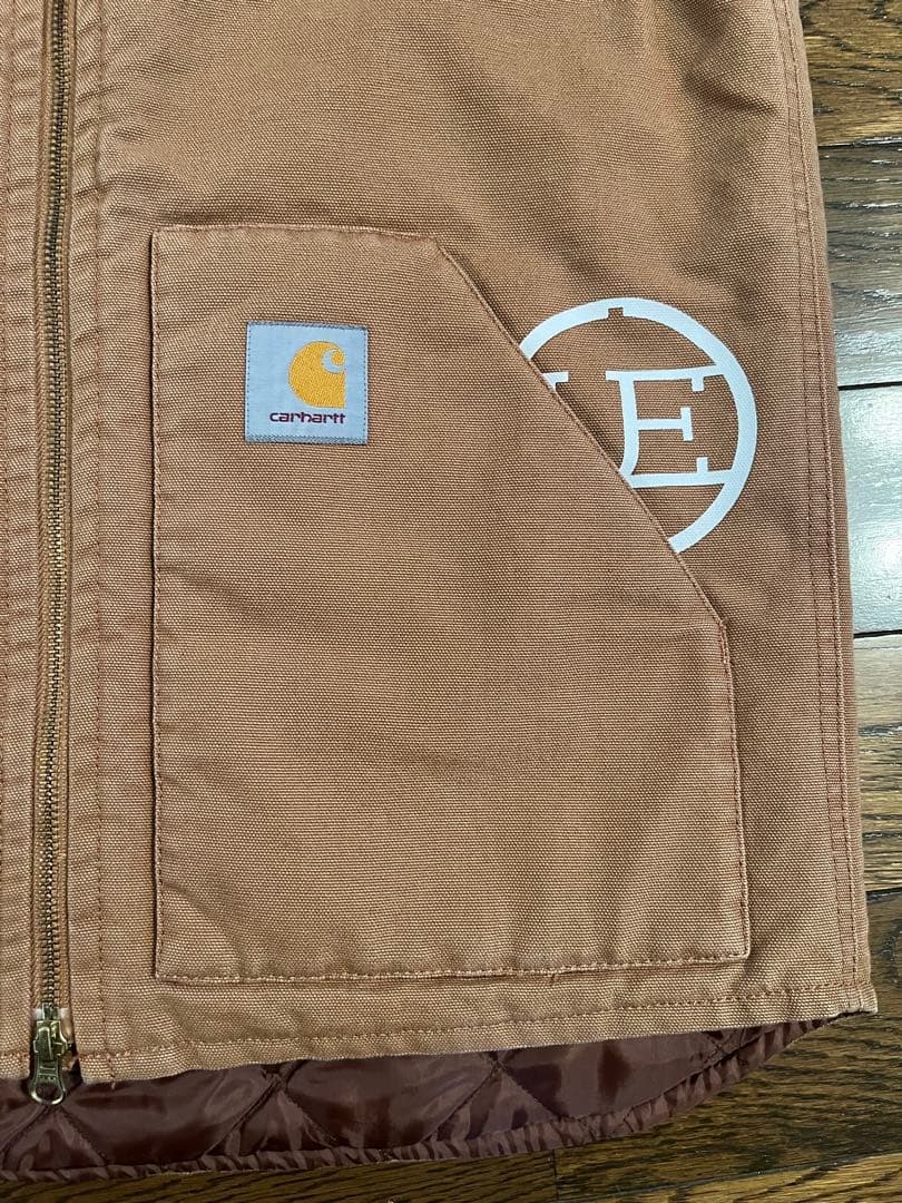カーハート×フラグメント　ダックベスト　サイズ３