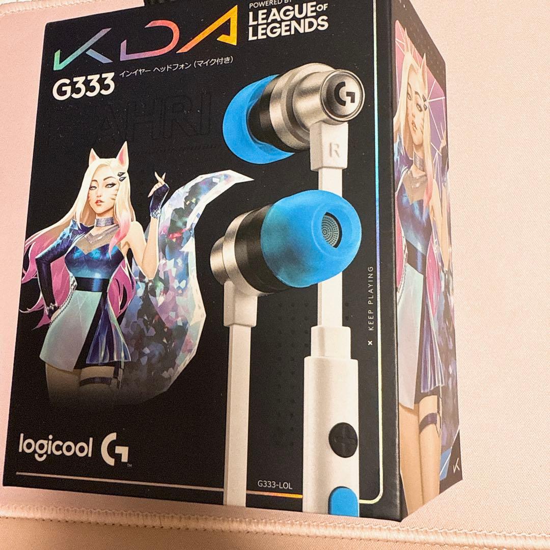 logicool G333 LoL K/DA 有線イヤホン