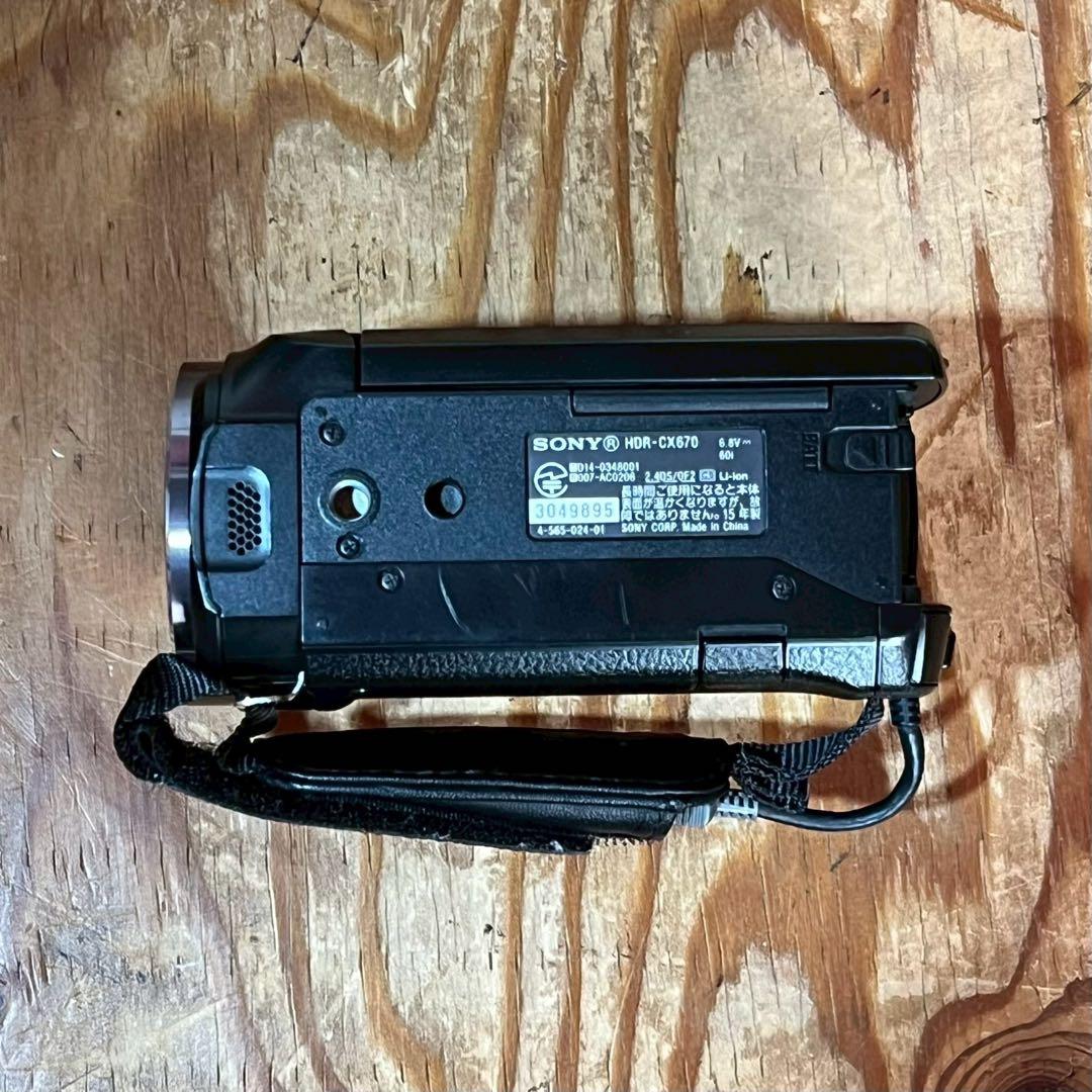 SONY HDR-CX670 ビデオカメラ 本体