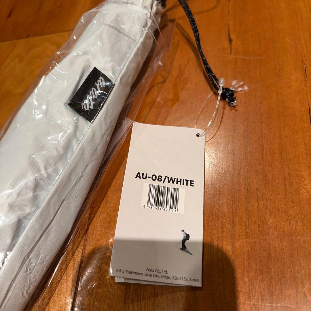 【新品未使用】arata AU-08 折り畳み傘　ホワイト