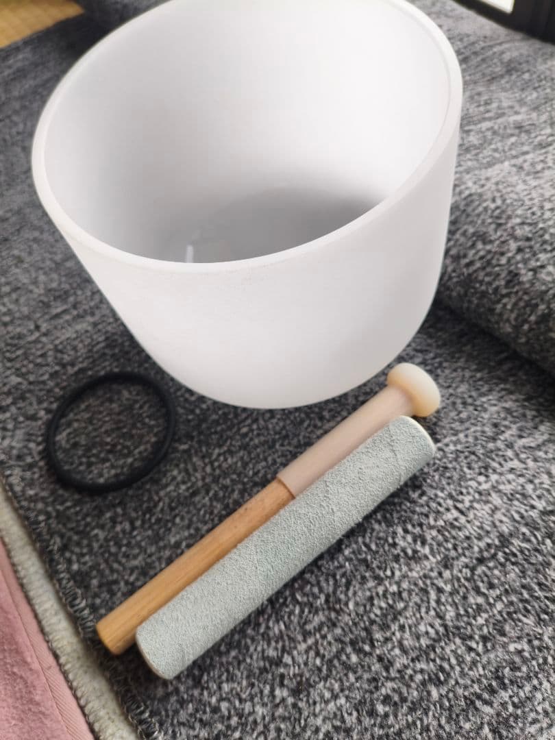 フロスト　クリスタルシンギングボウル ８インチ直径20cm