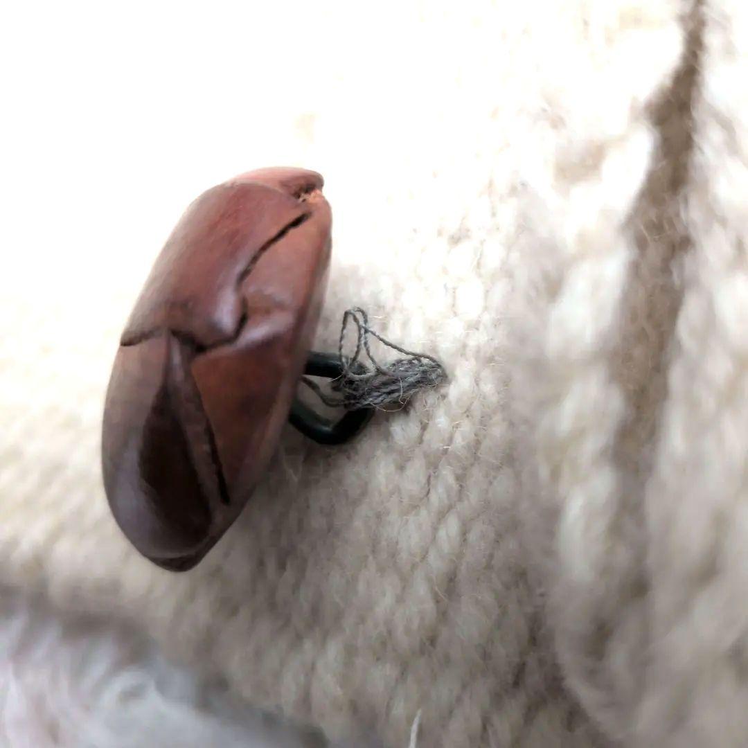 【希少サイズ44 60's 美品】オルテガ　チマヨベスト　赤タグ　アメカジ　生成