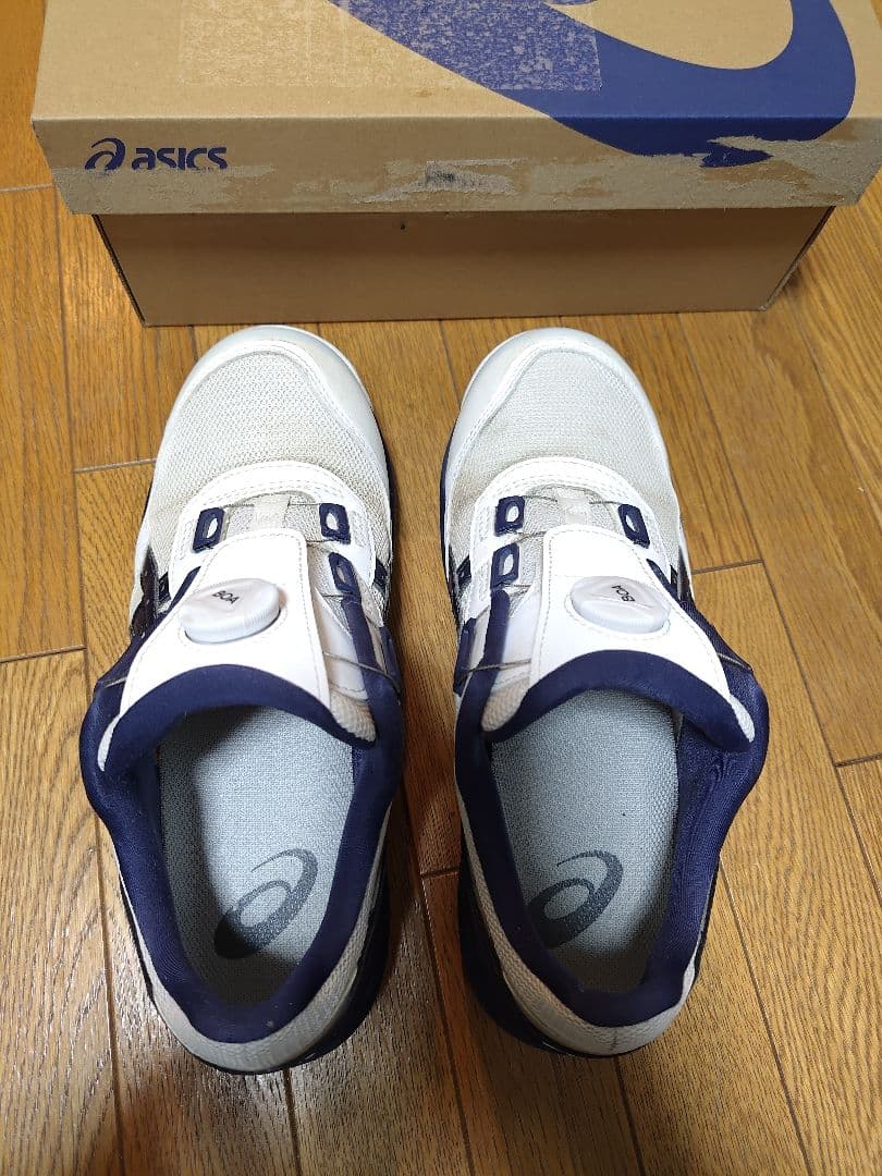 ASICS WINJOB CP209 BOAシステム ホワイト/ネイビー