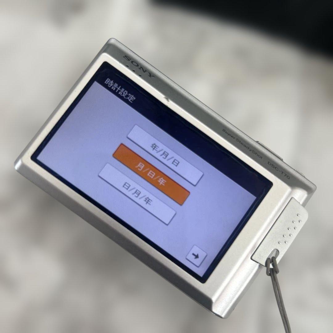 Sony Cyber-shot コンパクトデジタルカメラ　DSC-T70