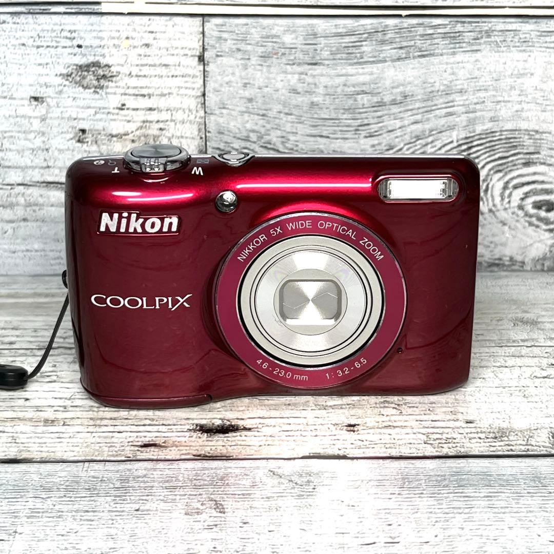 【美品】Nikon ニコン デジタルカメラ COOLPIX L26 レッド