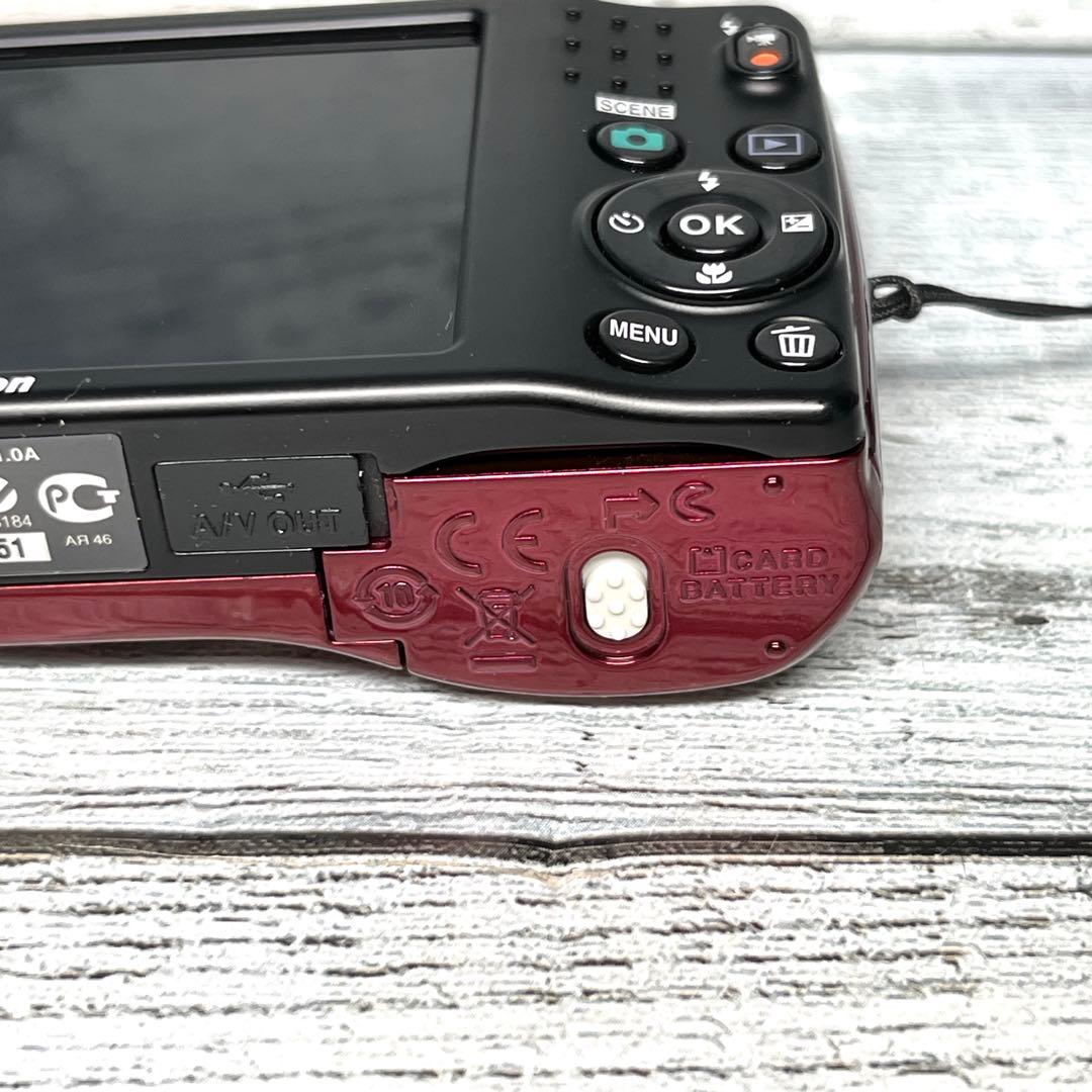 【美品】Nikon ニコン デジタルカメラ COOLPIX L26 レッド