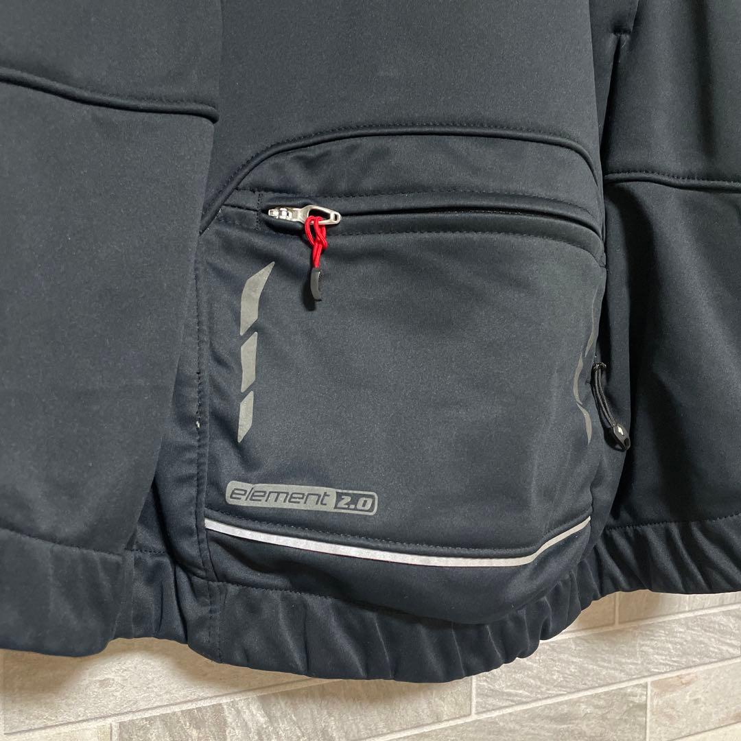 SPECIALIZED サイクルジャケット 防風シェル 裏起毛 防寒 自転車 黒