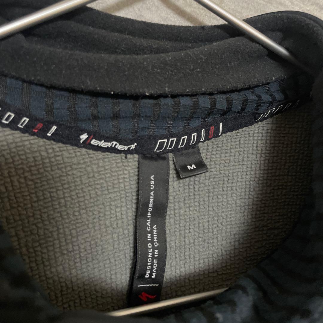 SPECIALIZED サイクルジャケット 防風シェル 裏起毛 防寒 自転車 黒