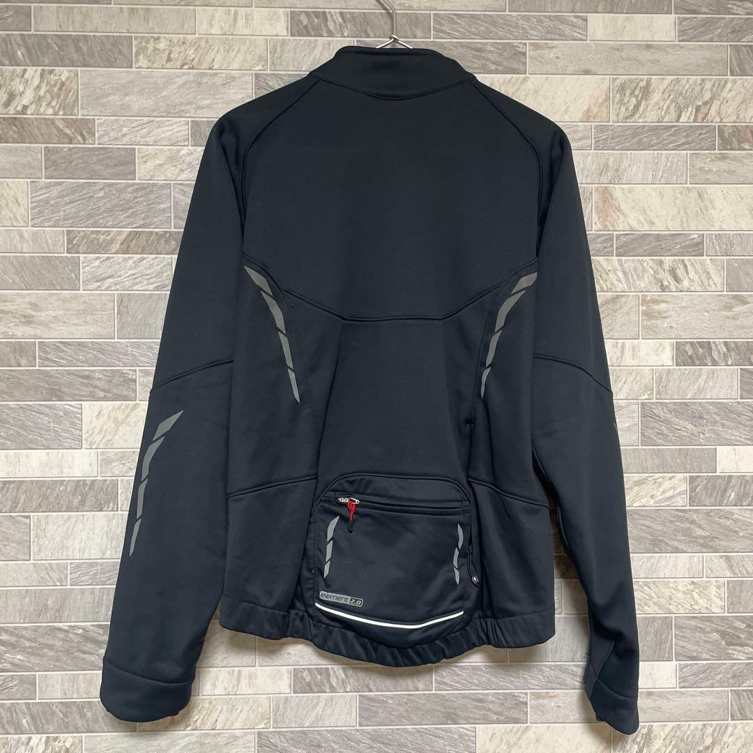 SPECIALIZED サイクルジャケット 防風シェル 裏起毛 防寒 自転車 黒