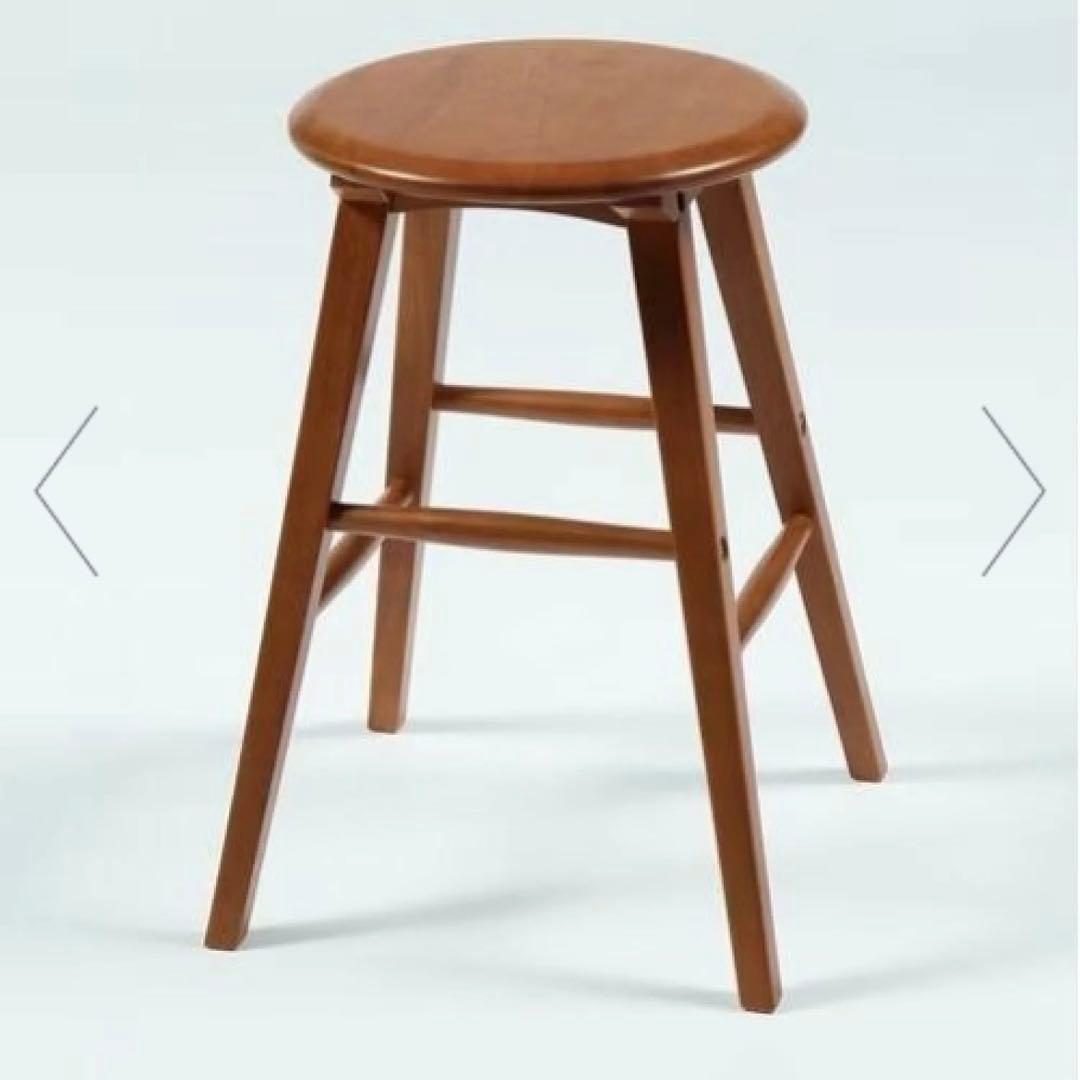 studio CLIP 無垢のデスク 無垢のラウンドスツール　コンソールテーブル