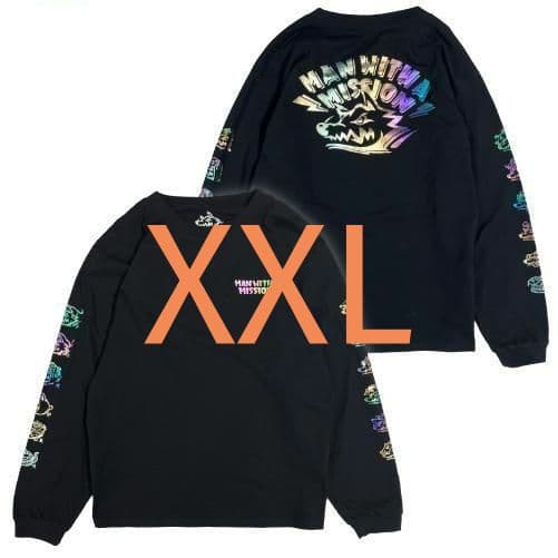 MAN WITH A MISSION ロンT XXL 黒 マンウィズ Tシャツ