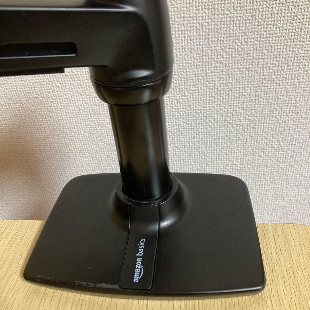 amazon basics モニターアーム ブラック
