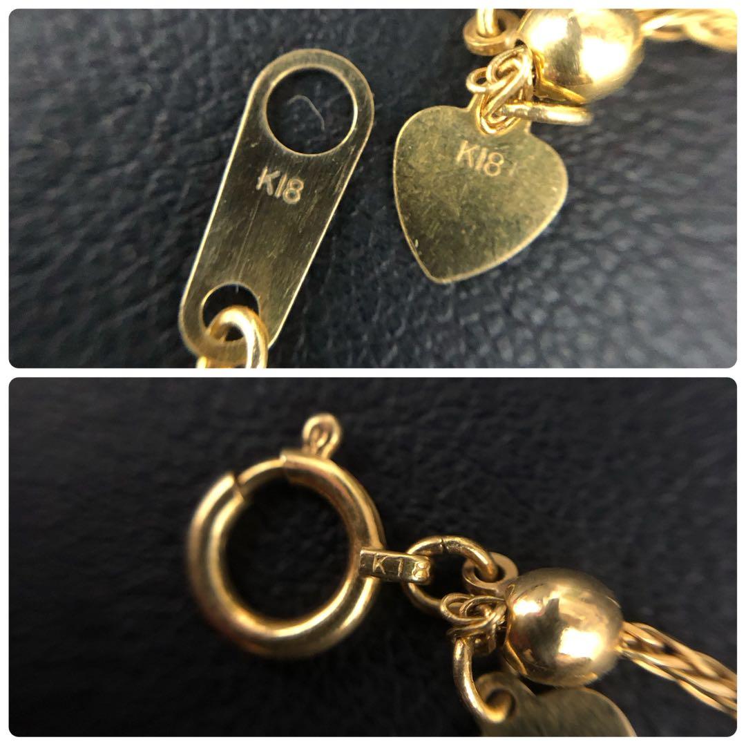 (A012801)K18 チェーン YG 18金 ネックレス