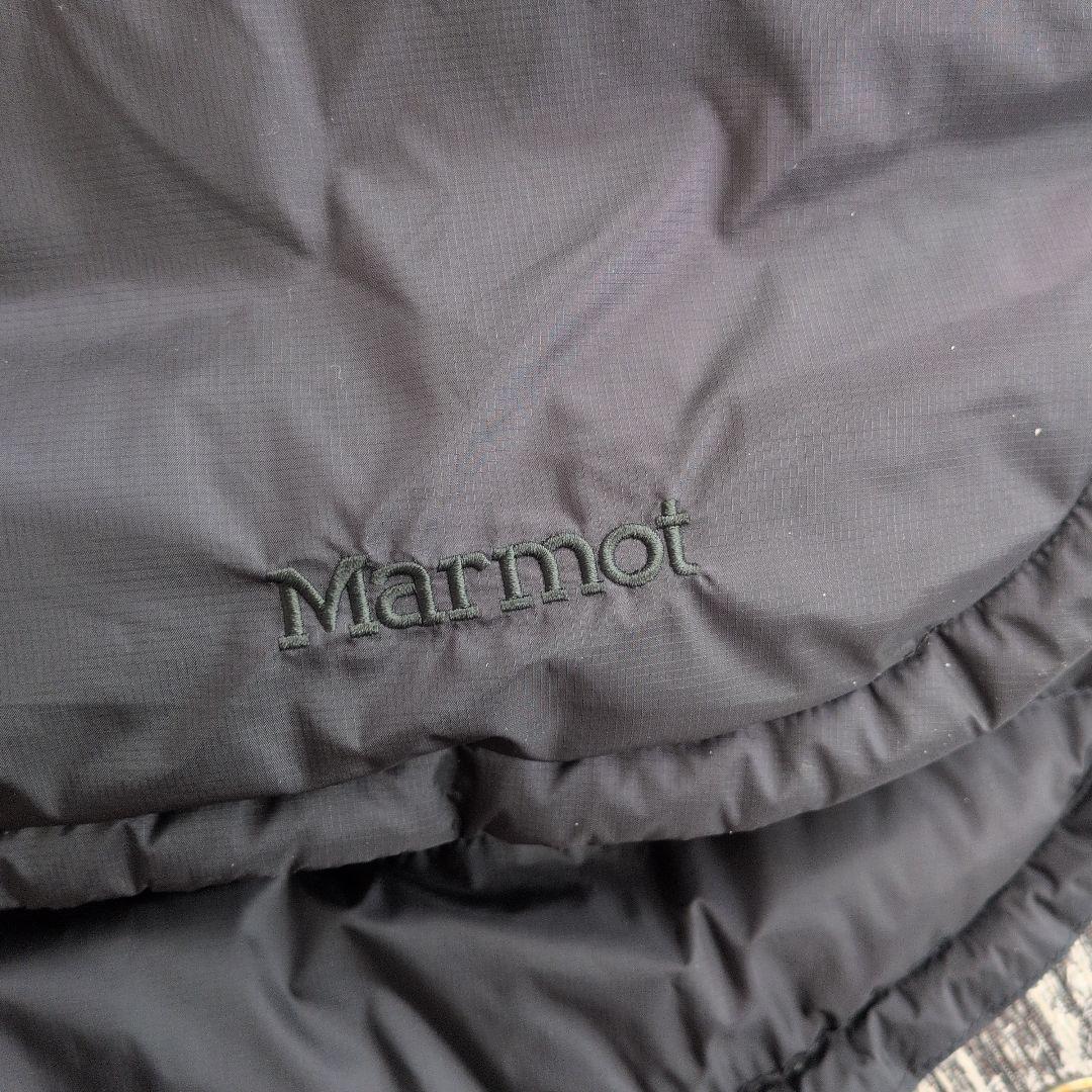 Marmot BEAMS別注 ダウン フード付き ポンチョ ケープ コート