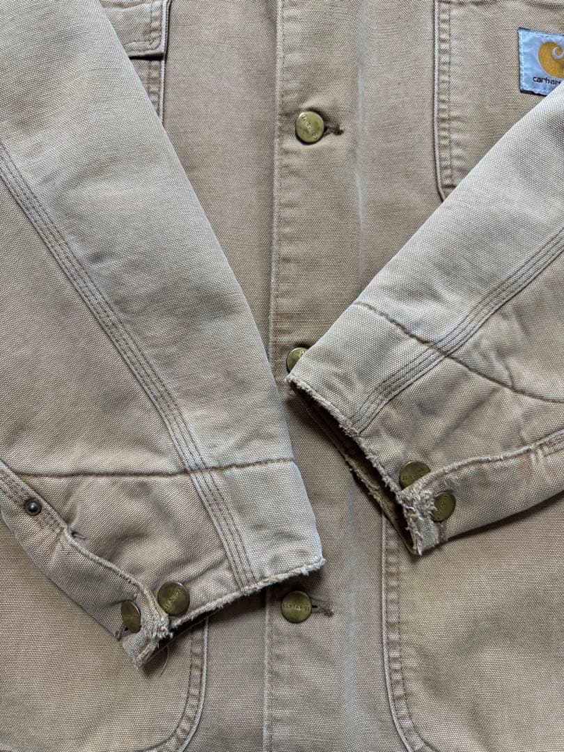Carhartt ベージュ ダック生地 カバーオール