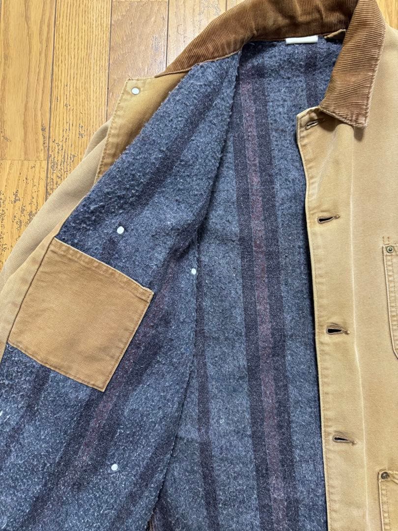 Carhartt ベージュ ダック生地 カバーオール