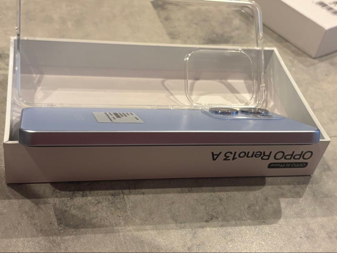 M　OPPO Reno13 A アイスブルー OPG05 SIMフリー