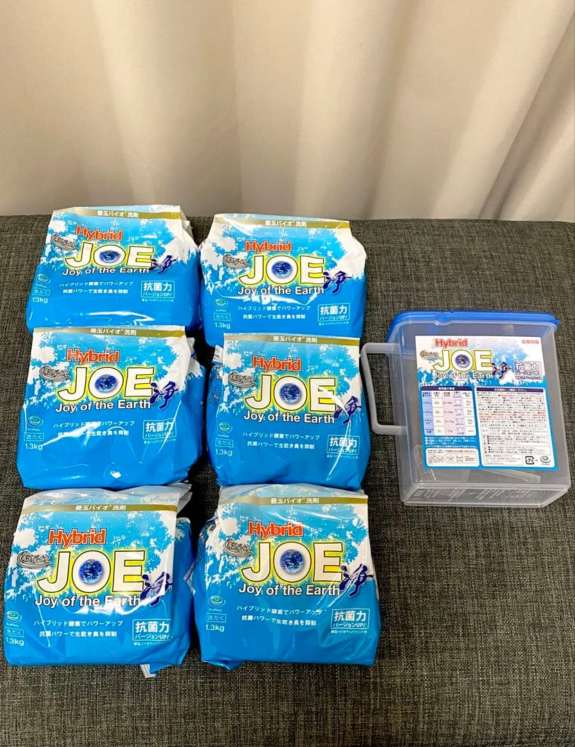 善玉バイオ洗剤 ハイブリッド浄 hybrid JOE (1.3kg ×6袋)